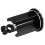 2Pcs Sink Drain Stoppers Universal Black ABS Rubber Bathroom Stopper 3