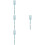 4Pcs Sky-Blue Silicone Pasta and Salad Serving Forks 7