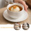 Ceramic Stew Pot White with Lid for Home Kitchen Use 3