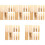 50Pcs Professional Saxophone Reeds Natural Reed for Training Use 3