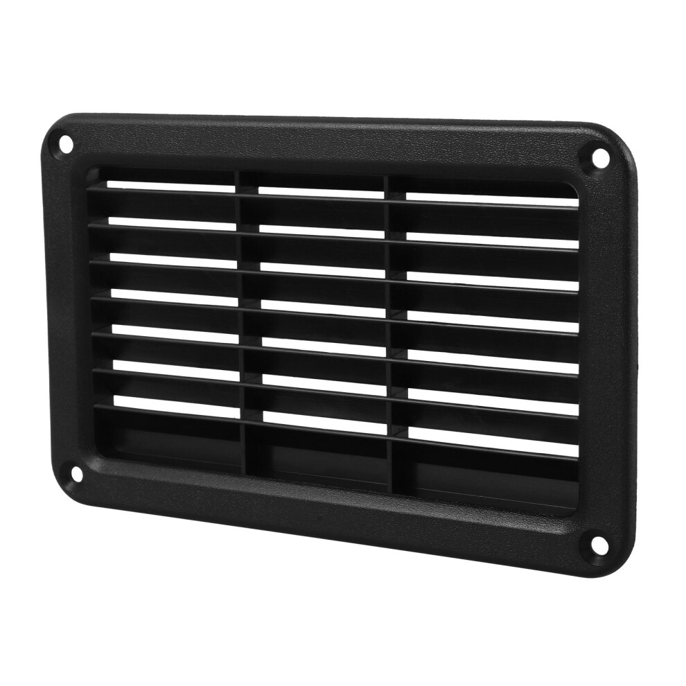 2Pcs Abs Air Vent Cover With Louvers For Rv Boat Yacht Trailer Black 373456993609