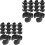 40Pcs Plastic Mic Stand Cable Holders Black Clips for Cable Fixing 5