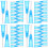 400Pcs Durable Blue Blunt Tip Needle Dispensing Tip for Adhesive Glue 6