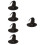 5Pcs Multi- Witch Hats Halloween Hanging Party Decor 8