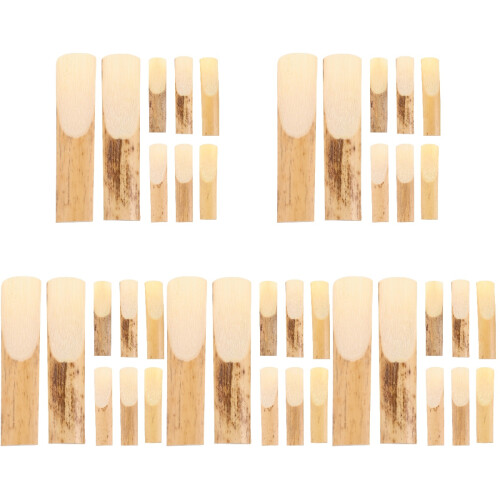 50Pcs Professional Saxophone Reeds Natural Reed for Training Use 1