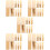 50Pcs Professional Saxophone Reeds Natural Reed for Training Use 7