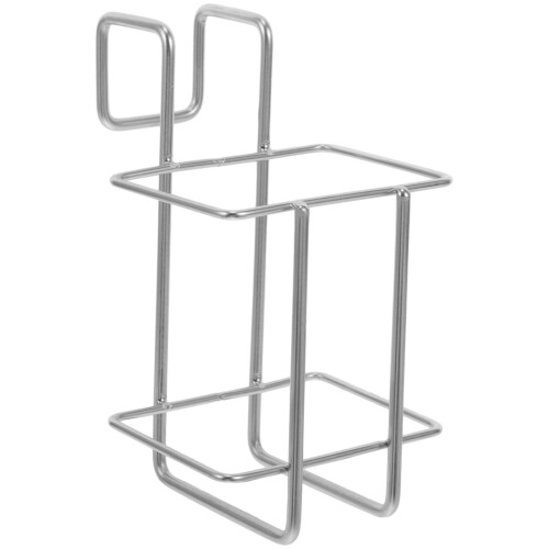 2Pcs Silver Metal Shelf Hand and Cup Holder