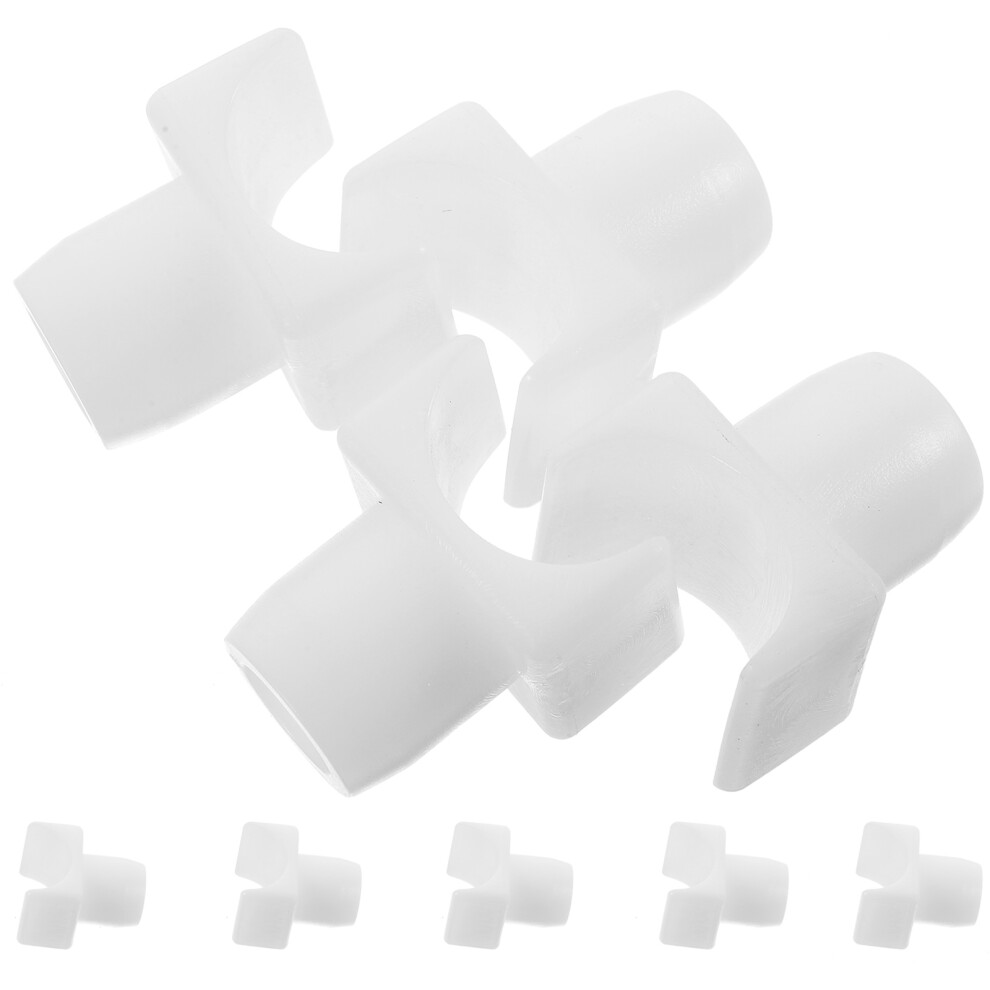 Happyyami White 40Pcs Abs Drive Wheelchair Rail Guides Easy Operate Replacement
