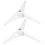 10Pcs White Xmas Tree Base Stands Plastic Sturdy Brackets for Home Use 2