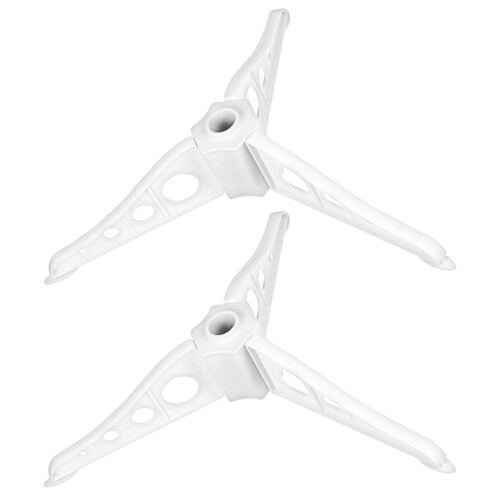 10Pcs White Xmas Tree Base Stands Plastic Sturdy Brackets for Home Use 1