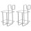2Pcs Silver Metal Shelf Hand and Cup Holder 4