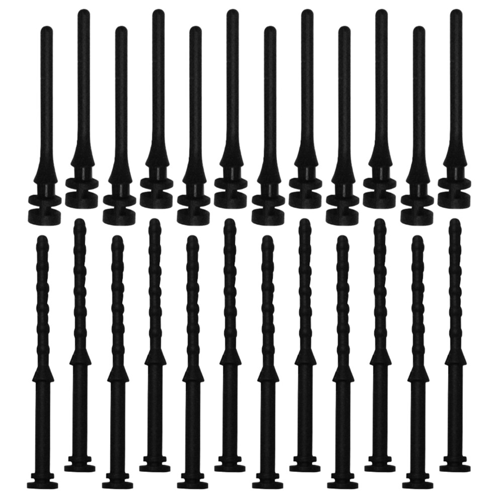 Photos - Nail / Screw / Fastener 96Pcs Computer Fan Shockproof Silicone Rubber Screws for Pc Case Black