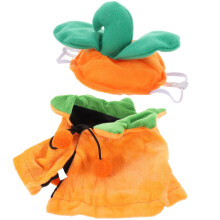 3Sets Cute Plush Dog Cat Halloween Costume Hat Cape for Party Use
