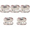5Sets Portable Hard Shell Glasses Organizer Dual-Purpose Multicolor 5