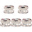 5Sets Portable Hard Shell Glasses Organizer Dual-Purpose Multicolor 4
