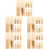 50Pcs Professional Saxophone Reeds Natural Reed for Training Use 6