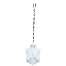 3Pcs Iron Hanging Candle Stand White Vintage Style Wall Wall Art Decor