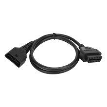 Verschleißfestes OBDII OBD2-Verlängerungskabel, 16-polig, Stecker auf Buchse, robustes ABS, schnelle Befehlsreaktion, hochwertige Materialien,
