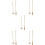 5Sets Golden Copper Incense Ash Press Tool and Brush Set for DIY Use 10