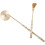 5Sets Golden Copper Incense Ash Press Tool and Brush Set for DIY Use 3