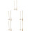 5Sets Golden Copper Incense Ash Press Tool and Brush Set for DIY Use 8