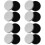 8Pcs Makeup Sponge Cleaner Pads with Convenient Iron Case Multi-Color 7
