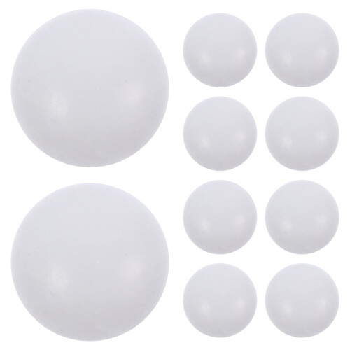 40Pcs White Half Round Natural Stone Cabochons for DIY Craft Projects 2