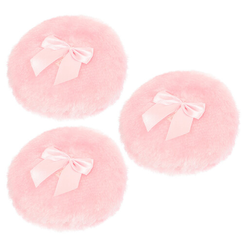 9Pcs Skin-Friendly Pink Powder Puff Large Makeup Accessory 1