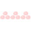 9Pcs Skin-Friendly Pink Powder Puff Large Makeup Accessory 5