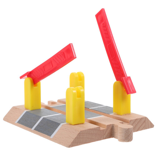 3Pcs Colorful DIY Train Road Block Railing Barrier Plaything