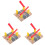 3Pcs Colorful DIY Train Road Block Railing Barrier Plaything 4