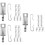 60Pcs Silver Gutter Clips and Roof Cable Clips for Heating 9