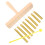 5Pcs Beginner 8-Tone Wind Chime Percussion Instrument Gold Color 2