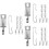 60Pcs Silver Gutter Clips and Roof Cable Clips for Heating 8