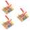 3Pcs Colorful DIY Train Road Block Railing Barrier Plaything 9