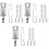 60Pcs Silver Gutter Clips and Roof Cable Clips for Heating 5