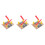 3Pcs Colorful DIY Train Road Block Railing Barrier Plaything 6