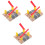 3Pcs Colorful DIY Train Road Block Railing Barrier Plaything 5