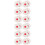 24Pcs Microfiber Targets Hanging Practice Tool Assorted Colors Durable 10