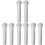 8Pcs Lightweight Ceramic Garlic Pestle Kitchen Tool Set 4