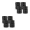 88Pcs Practical ABS Plastic Loose Leaf Binding Rings for Students 2