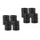 88Pcs Practical ABS Plastic Loose Leaf Binding Rings for Students 3