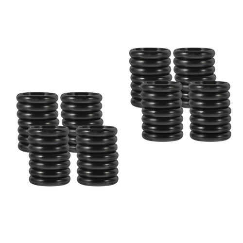 88Pcs Practical ABS Plastic Loose Leaf Binding Rings for Students 2