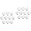 20Pcs Silver Acrylic Reserved Signs Decorative Wedding Table 6