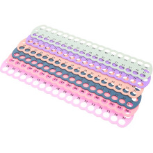 12Pcs Compact Plastic Thread Holders Convenient Embroidery Organizers