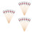 600Pcs Multi Color Bamboo Fruit Picks with Red Beads Ideal for Parties 6