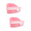 2Pcs Pink Plastic Triangle Rabbit Litter Pan Corner Cat Toilet 4