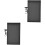 2Pcs Metal Mic Holder Black Portable Mic Storage Tray Multipurpose 5