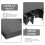 2Pcs Metal Mic Holder Black Portable Mic Storage Tray Multipurpose 8