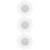 300Pcs White Gasket for Bottle Jars Self-Adhesive 9